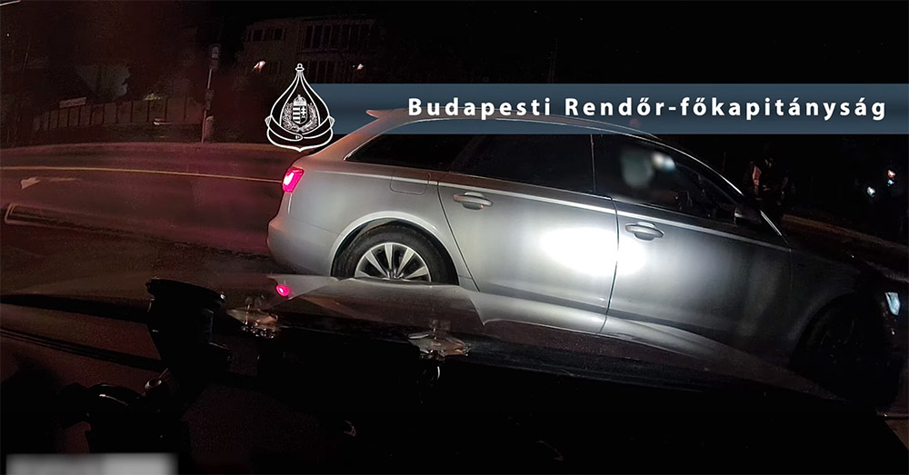 Videón a budapesti üldözés: Az Üllői úton próbált elmenekülni a rendőrök elől egy részeg ámokfutó vasárnap éjjel
