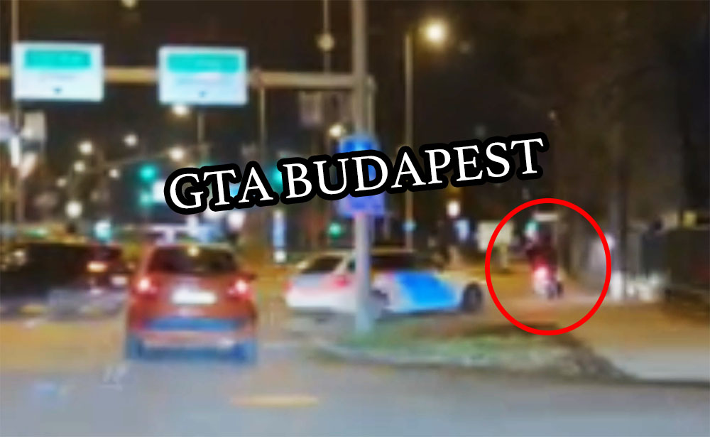 GTA Budapest: Rendőrök üldöztek egy robogóst a 11. kerületben