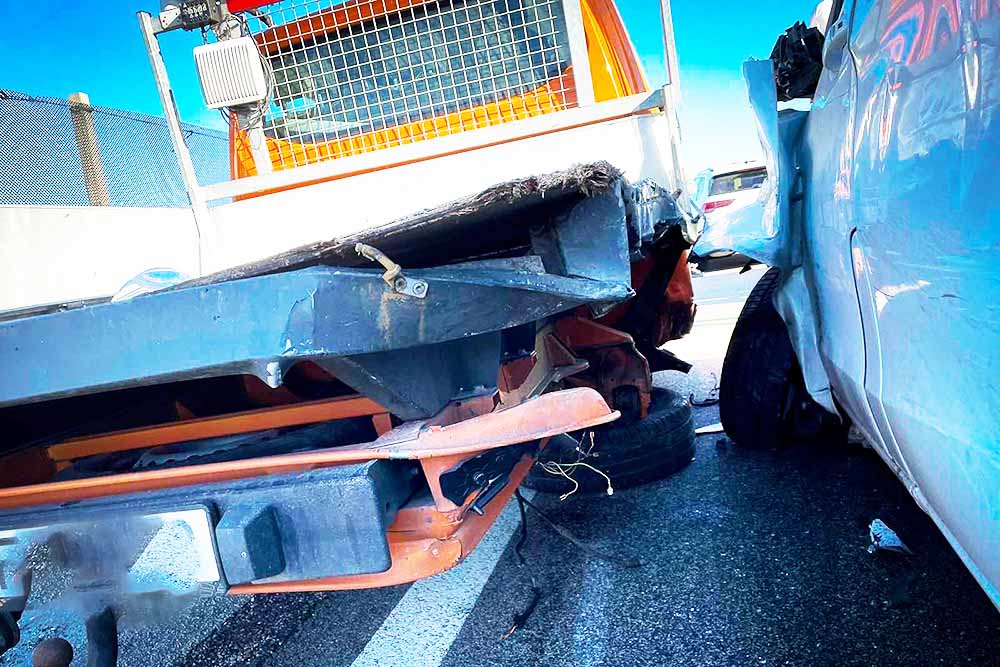 Ma történt a 31. olyan baleset, amelyet az MKIF Zrt. közutas kollégái szenvedtek el figyelmetlen sofőrök miatt, 2022. szeptember 1. óta