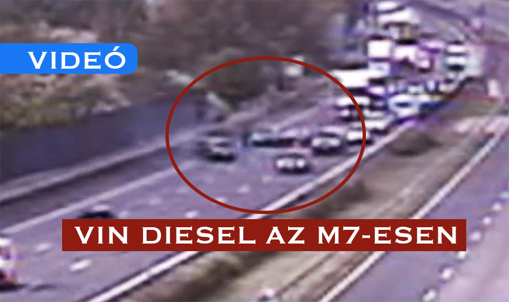Vin Dieselnek képzelte magát az M7-esen. Hatalmas baleset lett a vége