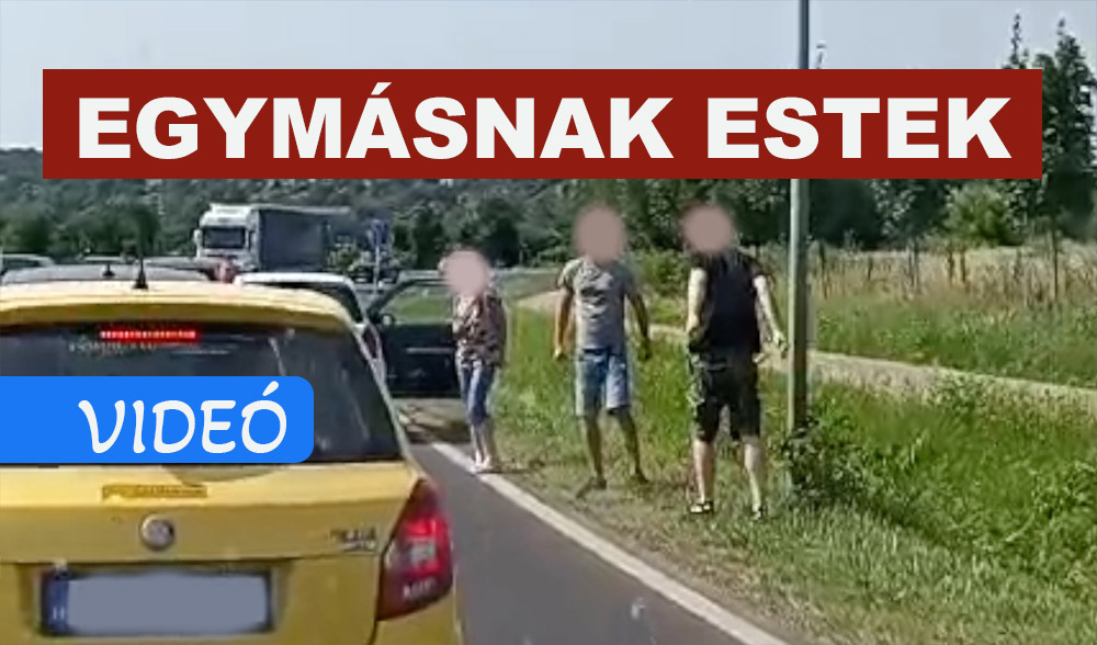 Egymásnak esett a két sofőr Törökbálintnál. Koccanás után történhetett az eset