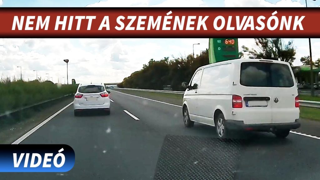 Megtette egy nő az M3-ason, amit senkinek nem ajánlunk