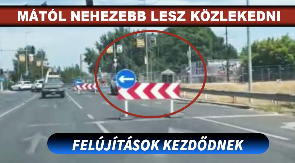 Mától nehezebb lesz közlekedni Budapesten. Több forgalmas útvonalon is felújítások kezdődnek