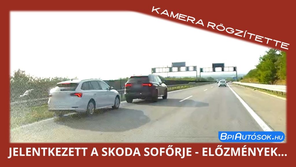 Akkorát büntetőfékezett állóra egy BMW-s, hogy kettővel mögötte is alig tudtak megállni az M0-son