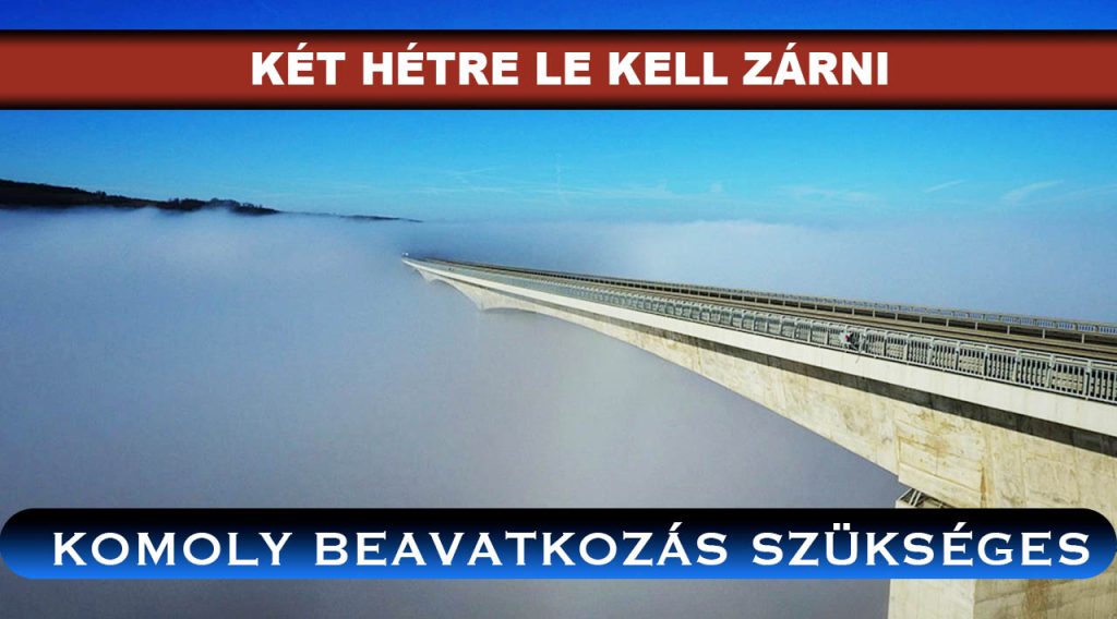 Két hétre teljesen le kell zárják a Kőröshegyi völgyhidat, egy komolyabb beavatkozás miatt