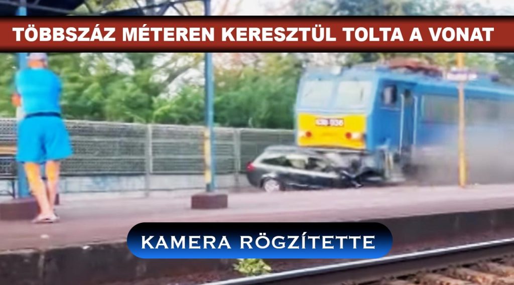 Elképesztő felvétel került elő a ceglédi vonatbalesetről