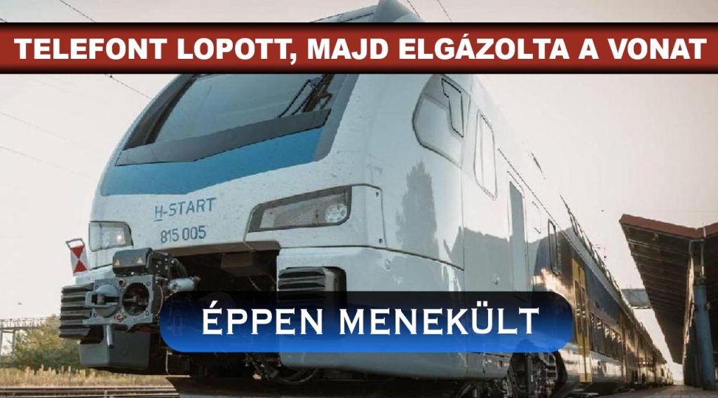 Telefont lopott, menekült, majd elgázolta a vonat a Mexikói útnál