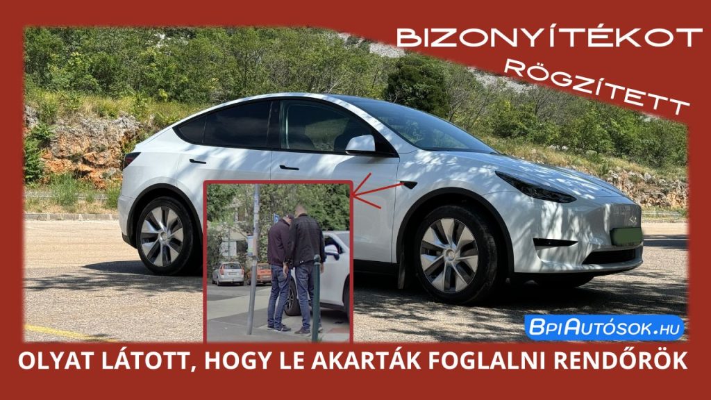 Olyan dolgot látott a Tesla kamerája, hogy a rendőrök el akarták vonatatni bizonyítékok lefoglalása végett