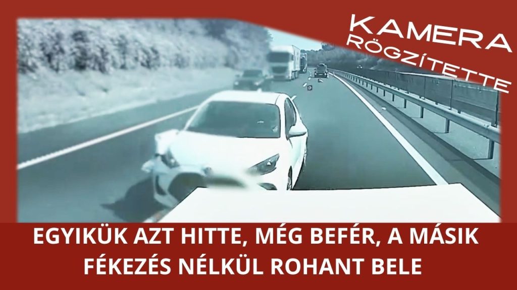 Az első fékezés nélkül rohant neki az ütközéselnyelőnek, a második azt hitte, még befér