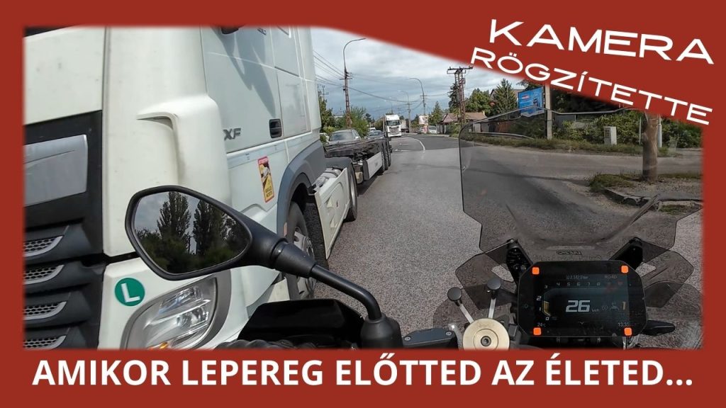 Kamionnal ütközést úszott meg egy motoros Csepelen. Óriási szerencséje volt