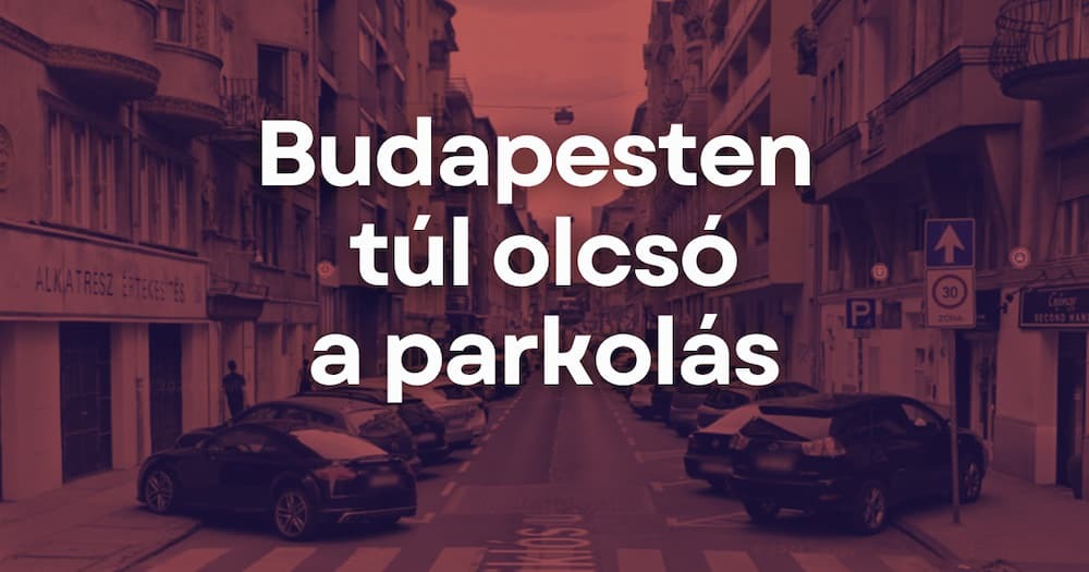 Túl olcsónak tartják a parkolási díjakat Budapesten. Szerintük 44-55%-os díjemelés lenne ideális