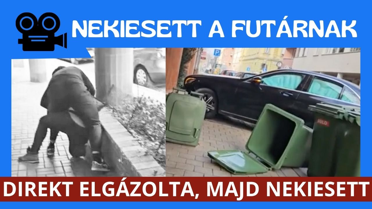 Szándékosan elgázolta a futárt a Mercedes sofőrje, majd dulakodni kezdtek a 9. kerületben