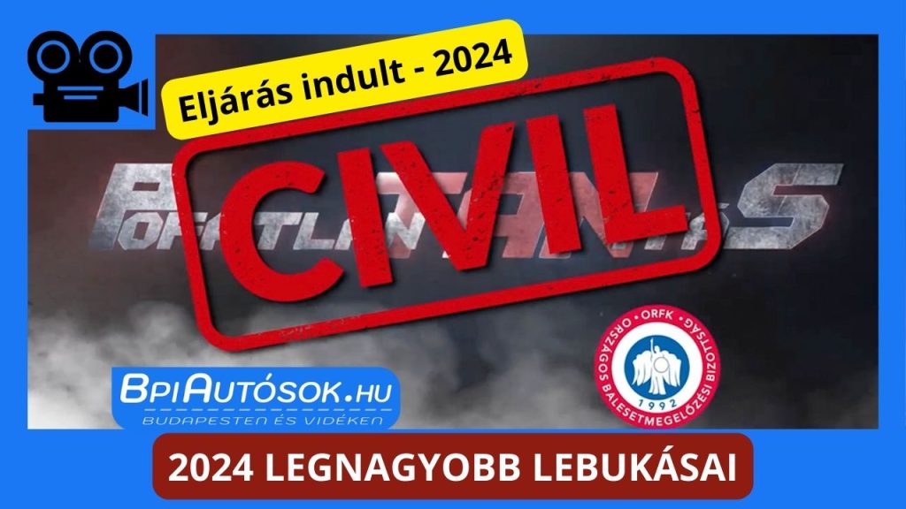 2024 legnagyobb lebukásai! A fedélzeti kamera nem kegyelmezett idén sem. Rengeteg eljárás indult!