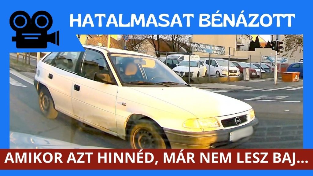 Vészfékezett a piros lámpánál, majd tolatott, de mögötte voltak a gyalogosok