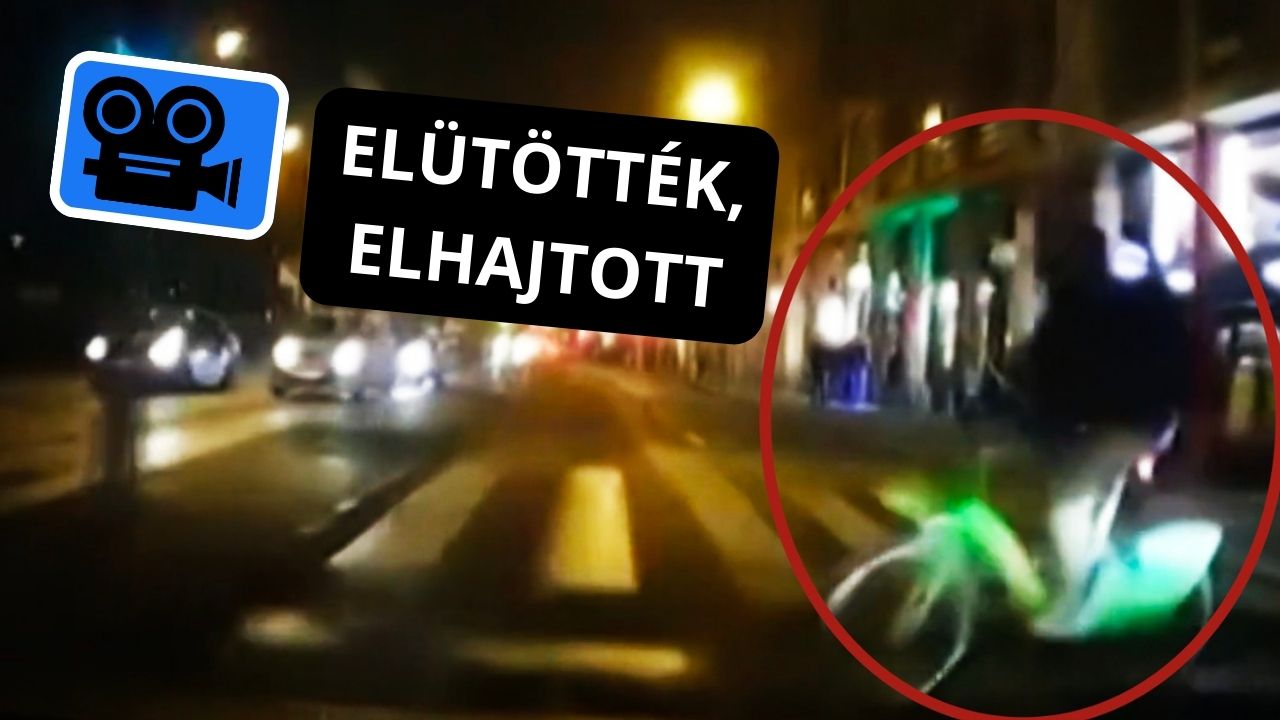 Szabálytalan biciklist gázolt el a taxis. Foghatja a fejét, mert a bringás lelépett