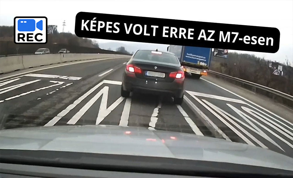 A tahó BMW-s képes volt ezt megtenni az M7-esen