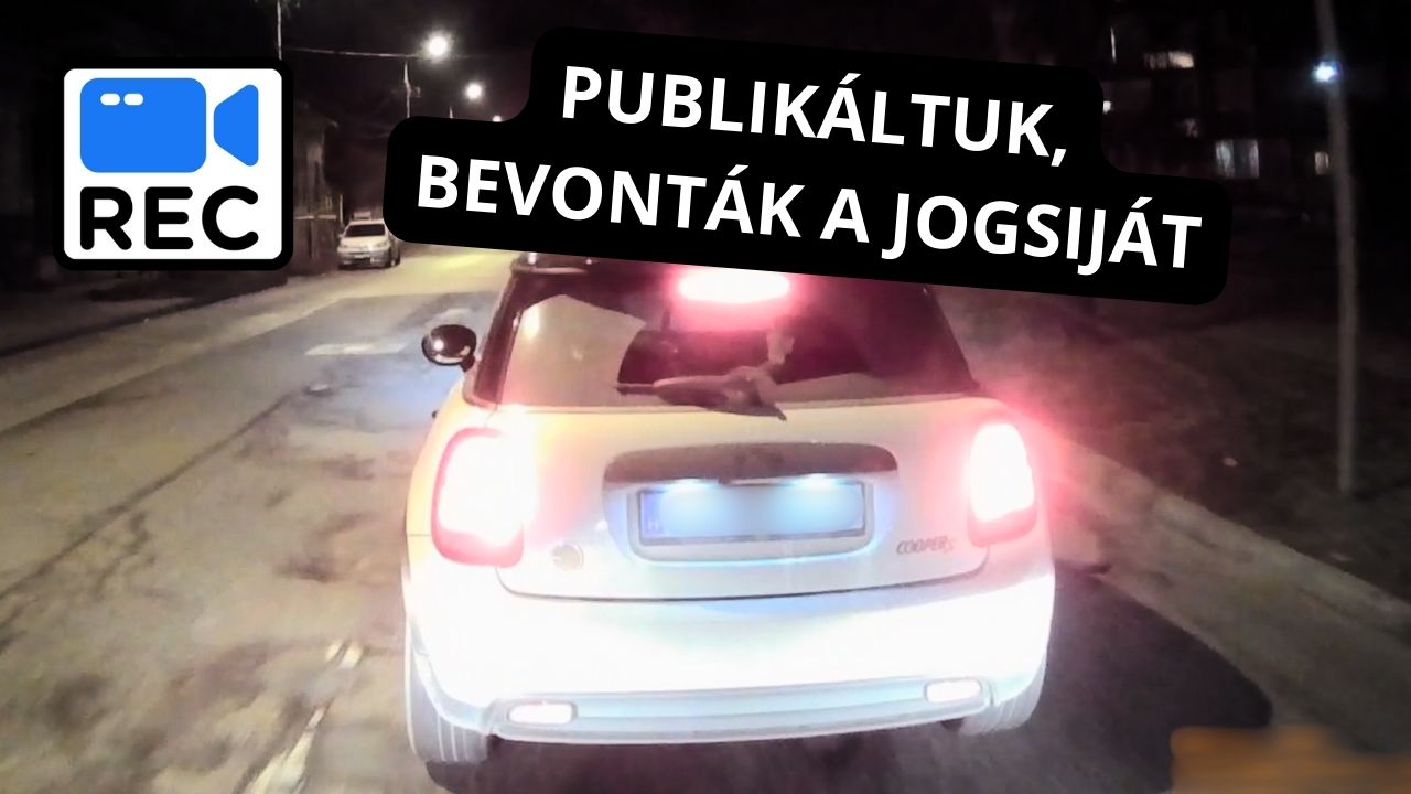 Büntetőfékezett, publikáltuk, bevonták a jogosítványát