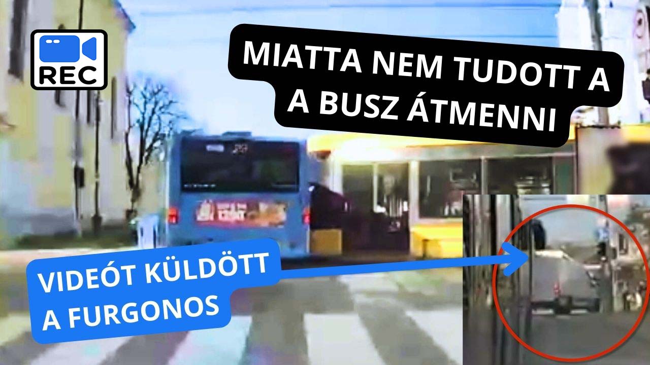 Kolosy téri buszbaleset: Felvételt kaptunk a furgonostól…