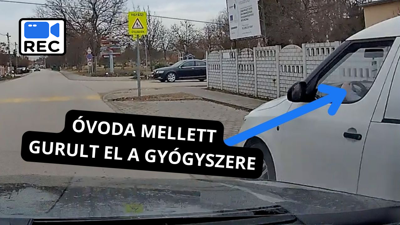 Óvoda előtt vadult meg a Skoda sofőrje Dunaharasztiban