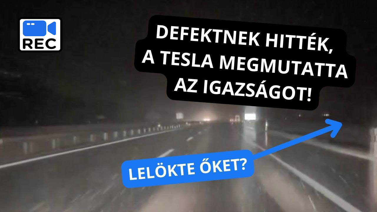 Azt hitték defekt volt, majd a Tesla kamerája megmutatta az igazságot