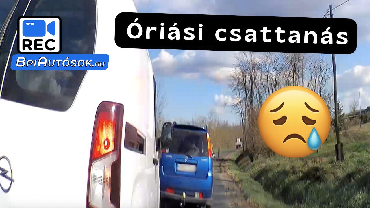 Brutál fékezés, nulla esély – ilyen egy tipikus balesetlánc