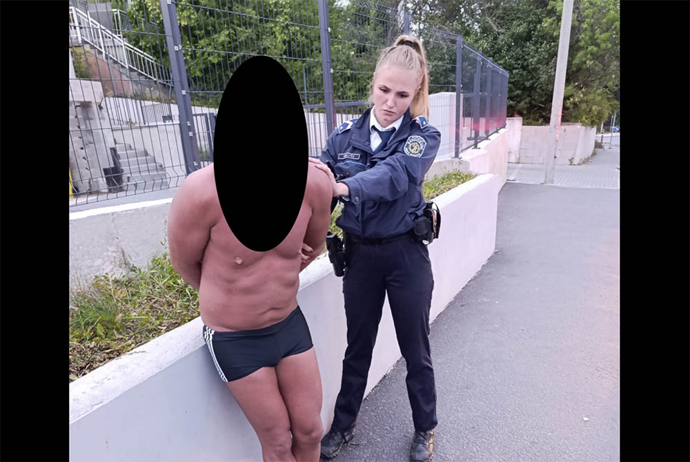 Meztelenül vezetett, majd megharapott egy rendőrt Budaörsön