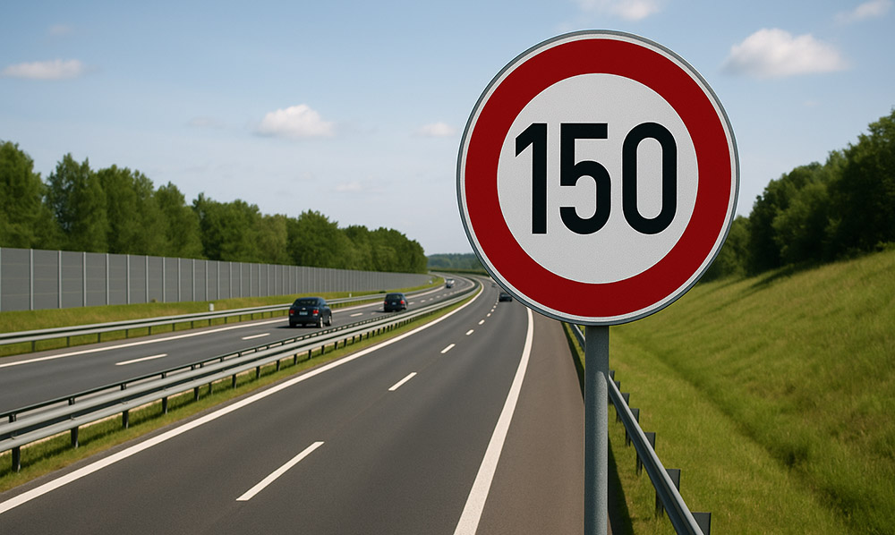 150 km/h autópályán legálisan? A csehek bevezették egy szakaszon