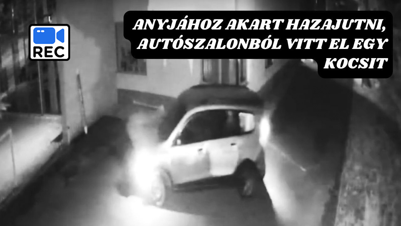 Haza akart jutni az anyjához, autószalonból vitt el egy kocsit