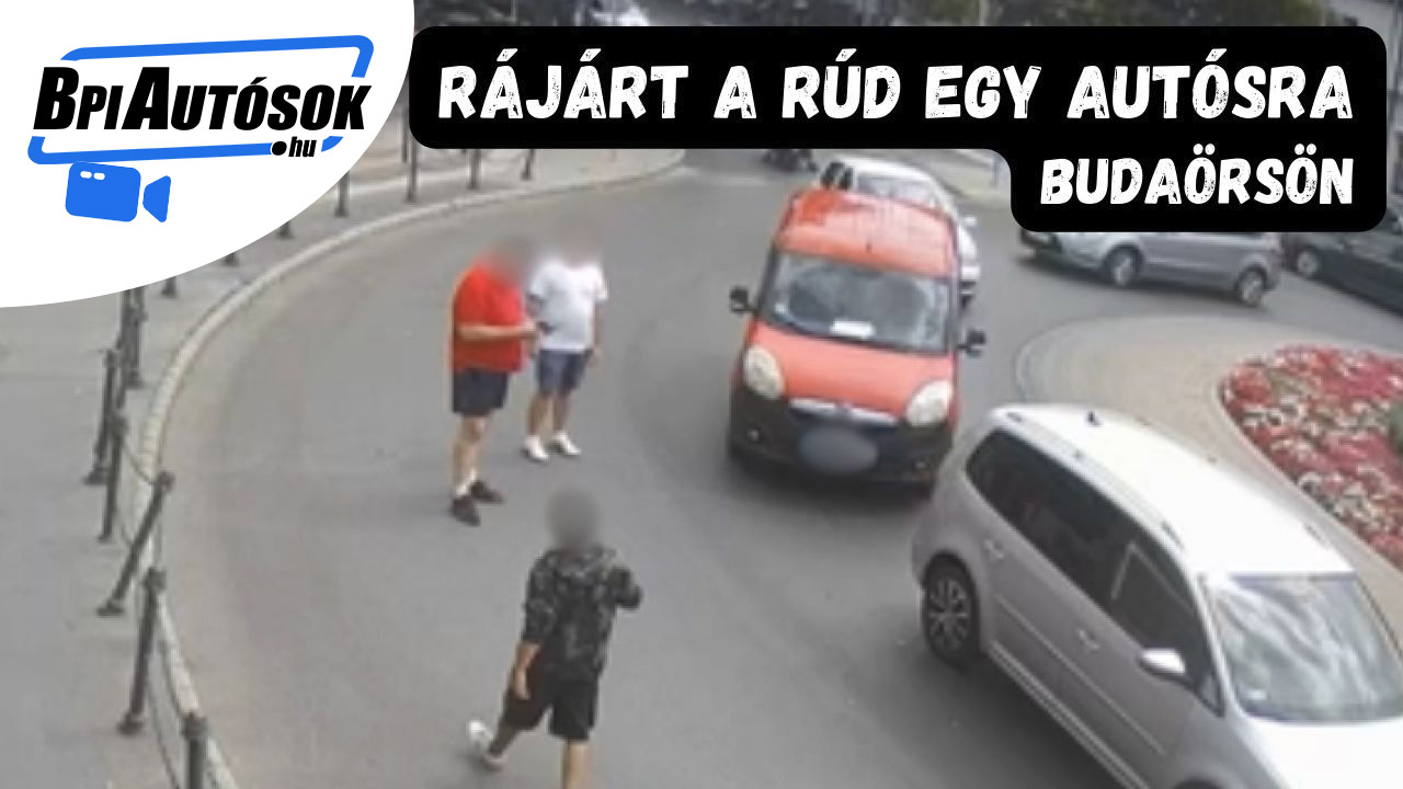 Nem elég, hogy belerohant a motoros – pillanatokkal később újabb sokk érte az autóst Budaörsön
