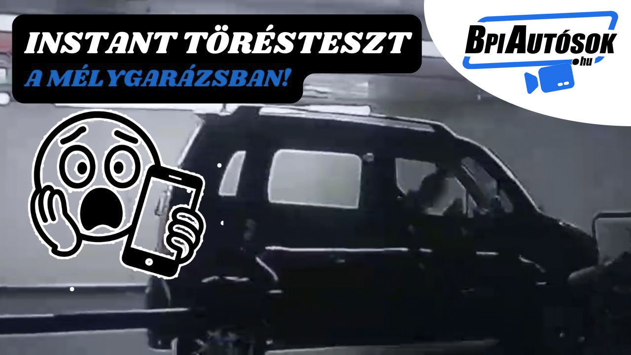 Kibabrált vele a telefonja – Instant törésteszt a mélygarázsban