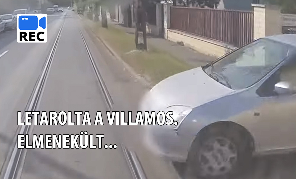 Villamossal ütközött, majd elmenekült – a rendőrök azonosították a pesterzsébeti sofőrt