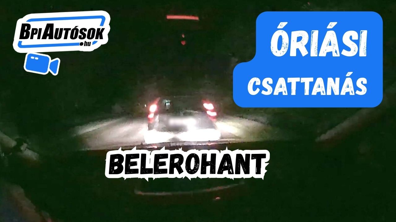 Óriási csattanás Ceglédnél – Veszteglő autóba rohant olvasónk
