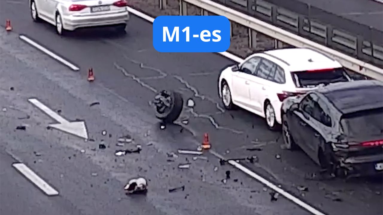 Innen is gratulálunk! Miatta történt mindez az M1-esen