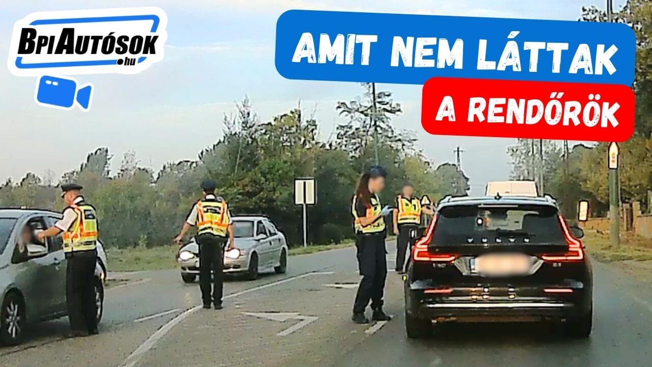 Szondát fújt, józan volt. Amit utána tett, azt már nem látták a rendőrök