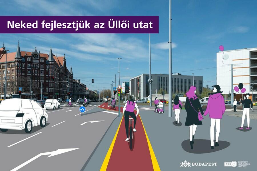 Három új bringasztráda épülhet Budapesten – több milliárdos EU-s forrásból