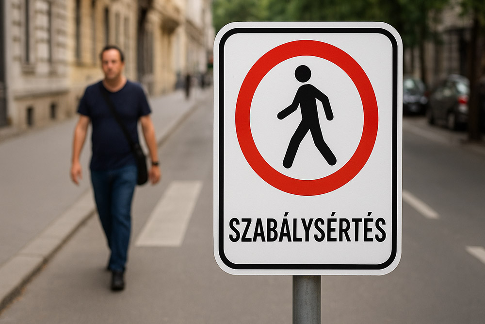 Sebességkorlátozást vezettek be a gyalogosoknak Szlovákiában