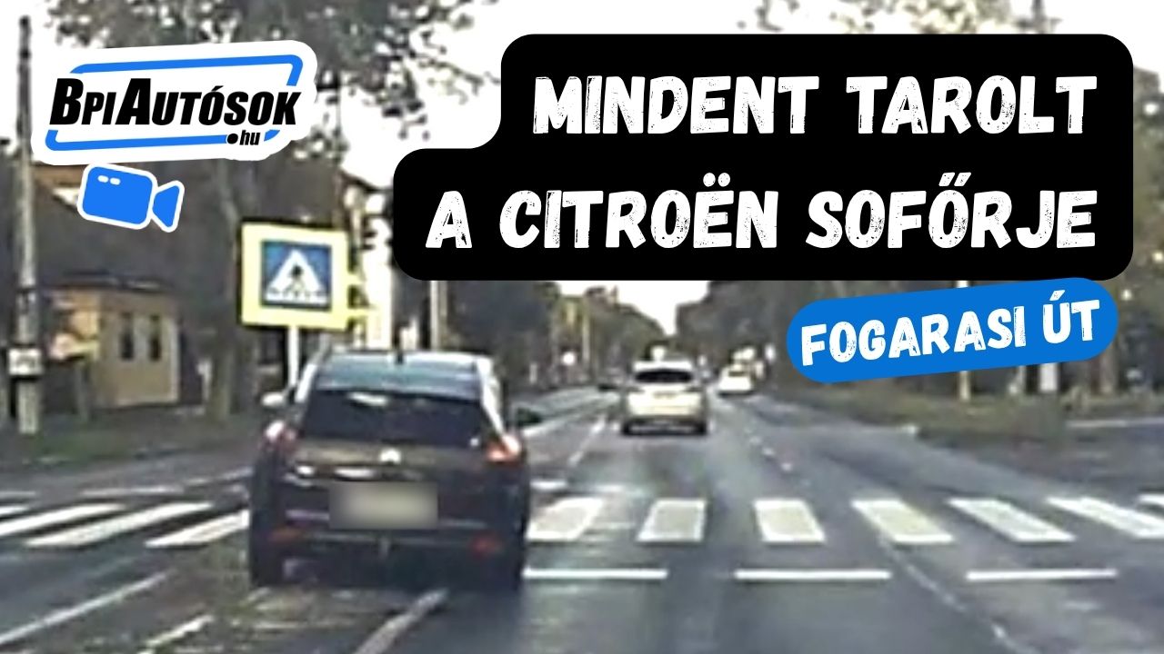 Mindent tarolt a Fogarasi úton, majd mintha mi sem történt volna, továbbhajtott