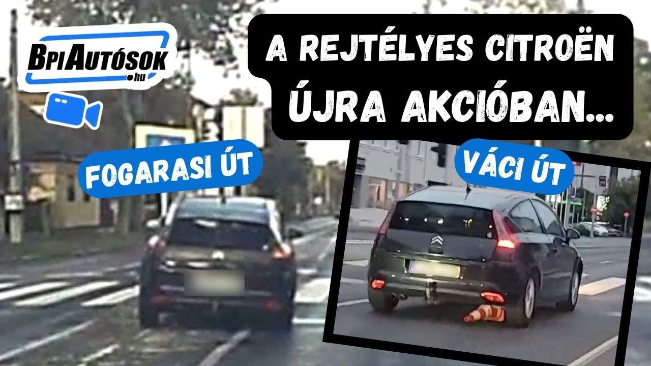Feltűnt a rejtélyes Citroën a város egy újabb pontján