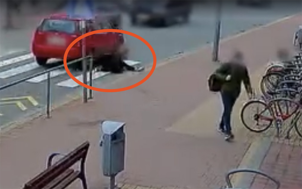 Elütötte a lányt a zebrán, majd elhajtott – Felvette a kamera, felelnie kell…