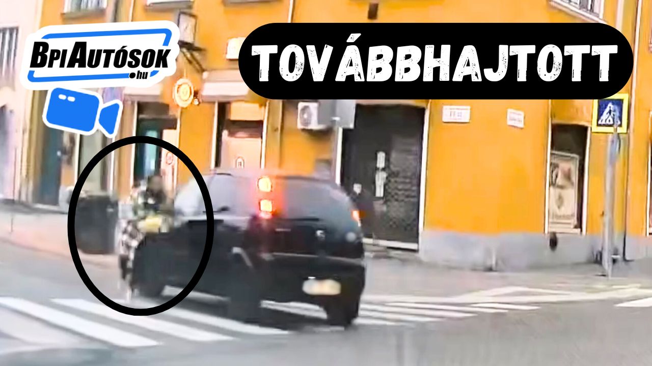Megdöbbentő jelenet a zebrán: a sofőr továbbhajtott, mintha mi sem történt volna