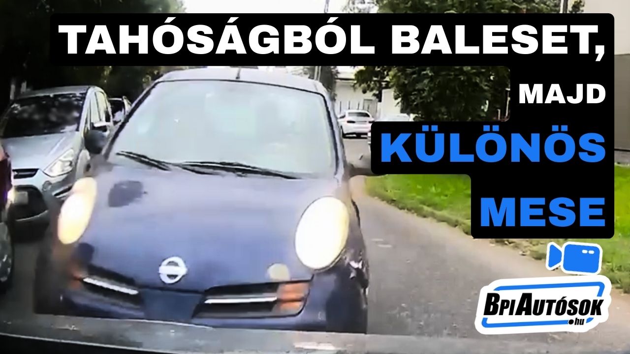 Baleset lett a tahóságból Kőbányán: különös mesével próbálta menteni magát a szabálytalan sofőr