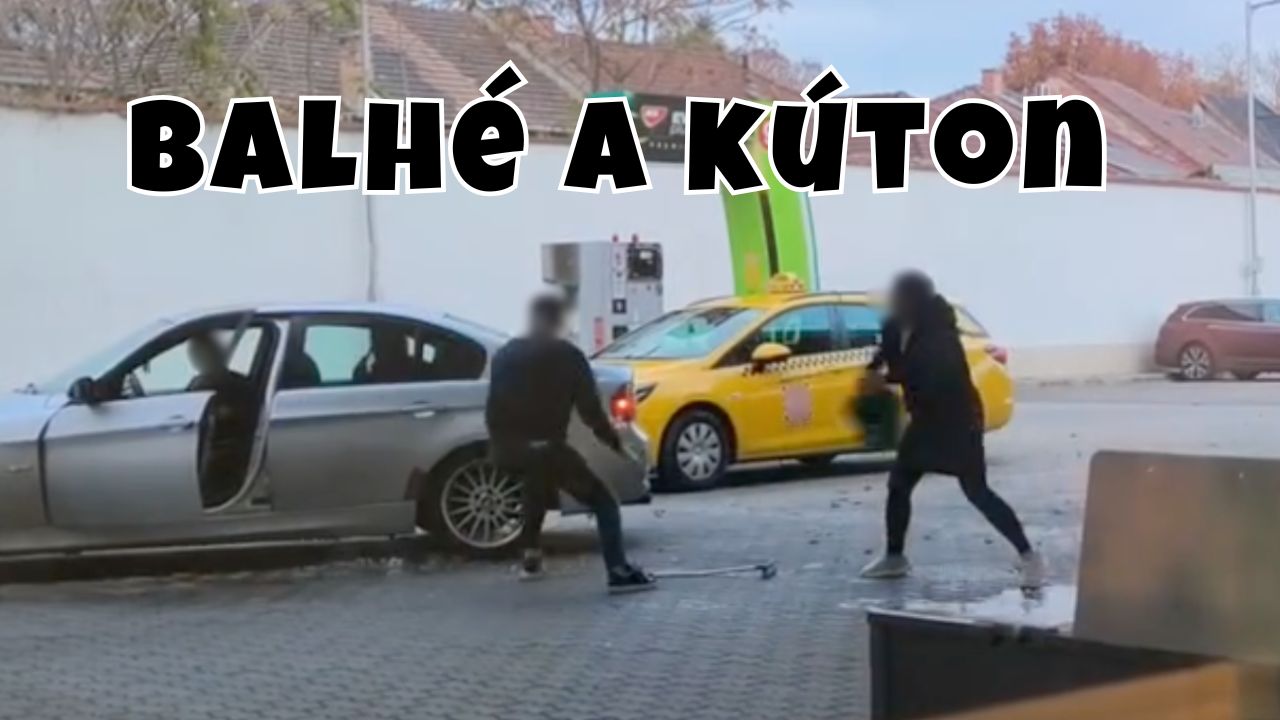 Óriási balhét rögzítettek egy kispesti benzinkúton