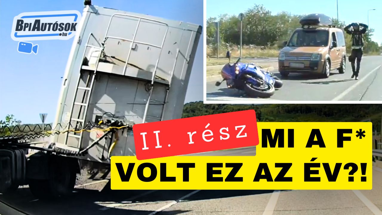 Egy év őrület: 2025 legdurvább dashcam pillanatai | BpiAutósok (2. rész)