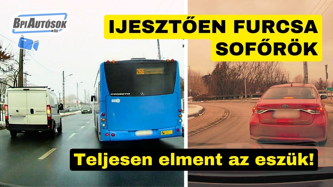 Ijesztően furcsa sofőrök videón – sajnos köztünk járnak