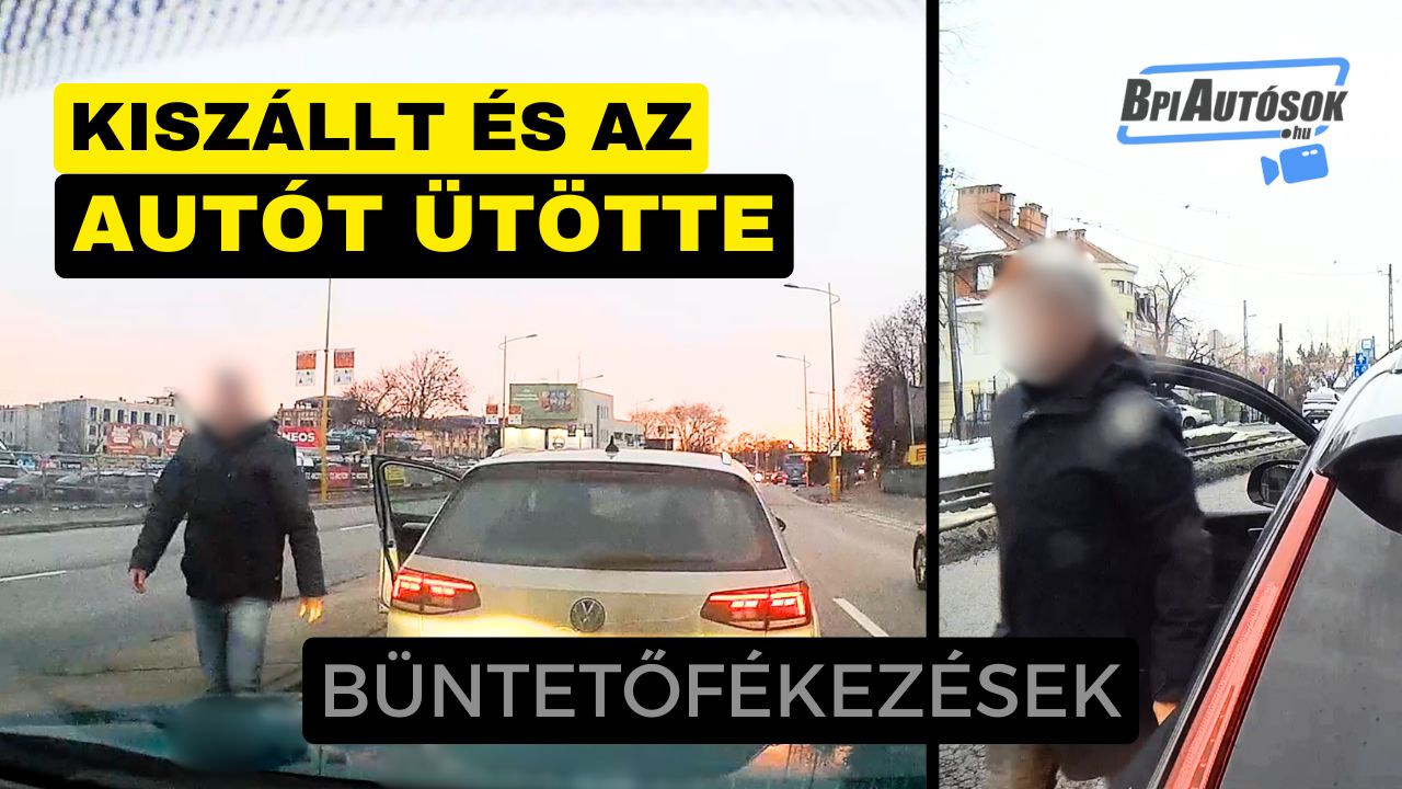 Állóra fékezett, majd az autót ütötte – büntetőfékezések kimaxolva